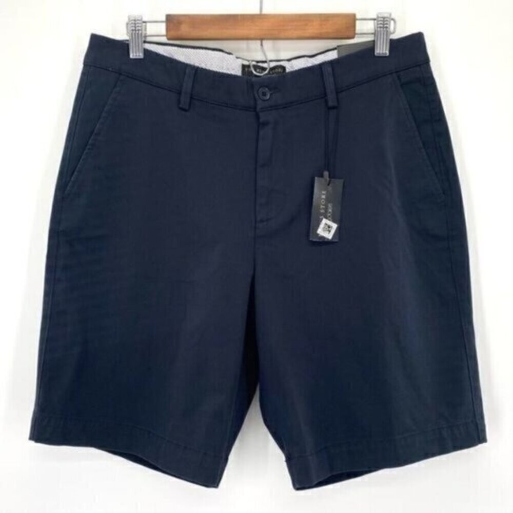 The Men’s Store Bloomingdale’s Navy Blue Chino Shorts